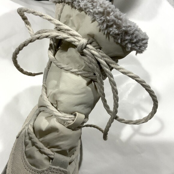 Sperry Syren Duck Boots Strait Lace-up Rain Shoes Beige 7 - Picture 11 of 13